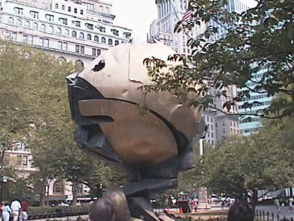 WTC Sphere in Battery Park
