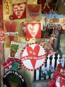 Storefront with hearts