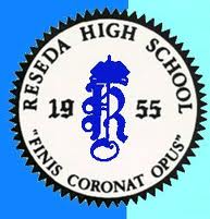 Finis Coronat Opus - Reseda High School Seal