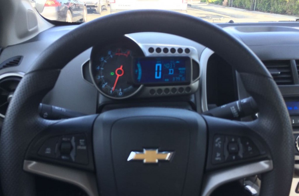 2014 Chevrolet Sonic dashboard