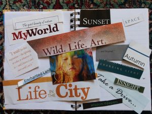 A sample vision board (image from Pixabay)