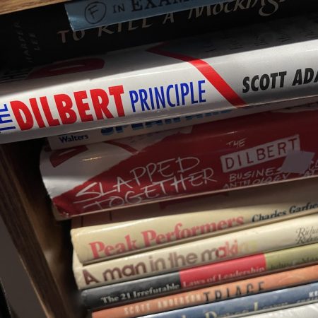 Now, Scott Adams books are only good for holding up my bookshelf.