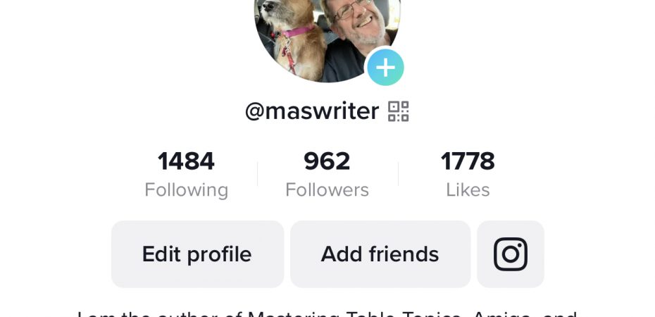 Yes, you can follow me on TikTok