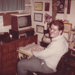 Me and my Commodore 128, 1985.