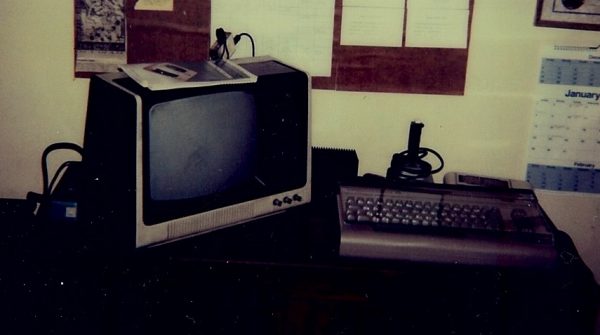 My first computer, a Commodore 64